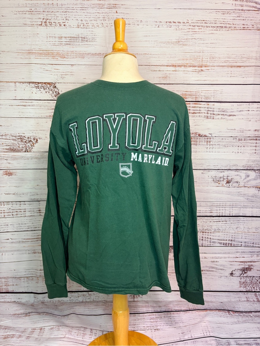 Champion Loyola Maryland Long Sleeve Tee - Forest Green